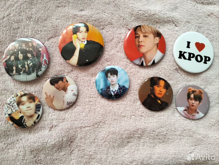 Значки Kpop, аниме