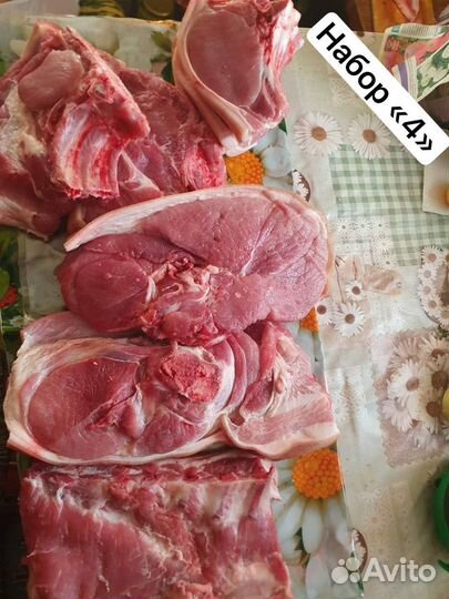 Мясо свинина,наборы,пол туши,четвертины