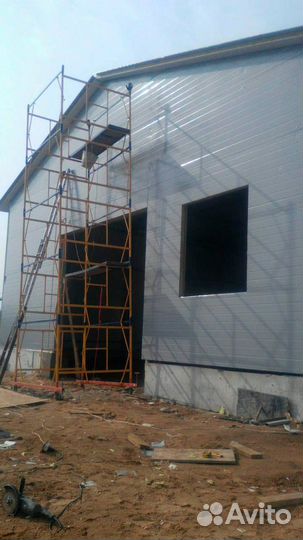 Сэндвич панель кровельная с базальтовым утеплителе