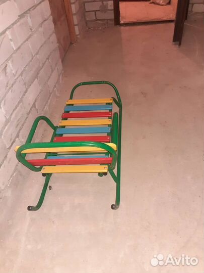 Детские зимние санки