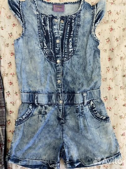 Пакет фирменных вещей на девочку 116-122