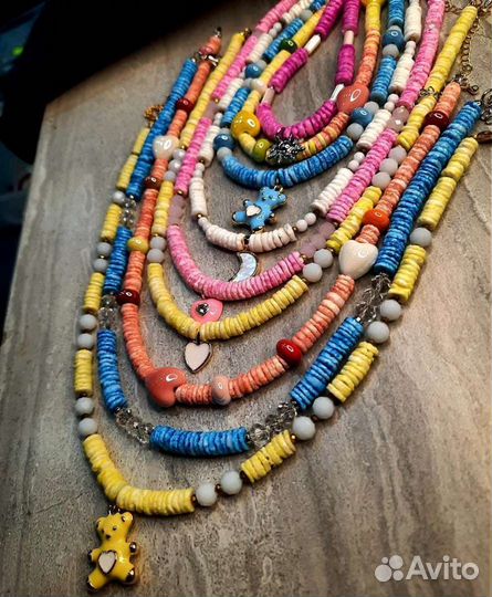 Колье из ракушек