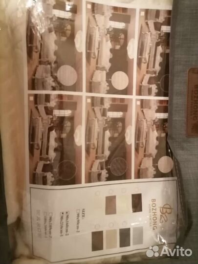 Накидки на угловой диван 3шт