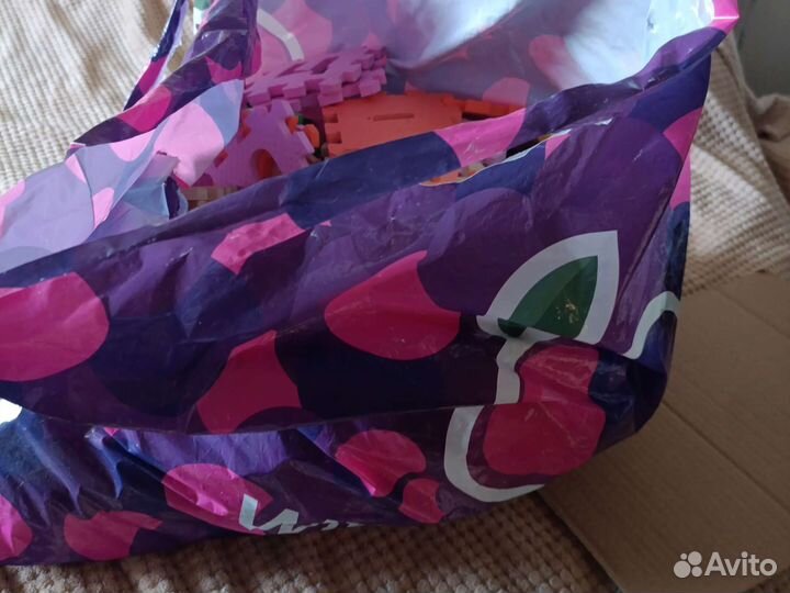 Детский коврик пазл пакет