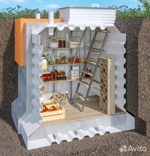 Пластиковый погреб Амбар