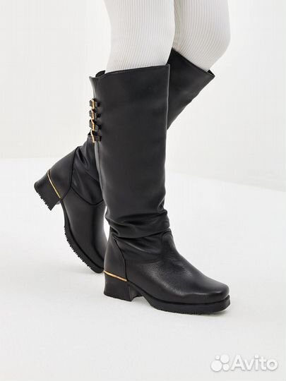 Сапоги для женщин с теплым мехом на осень