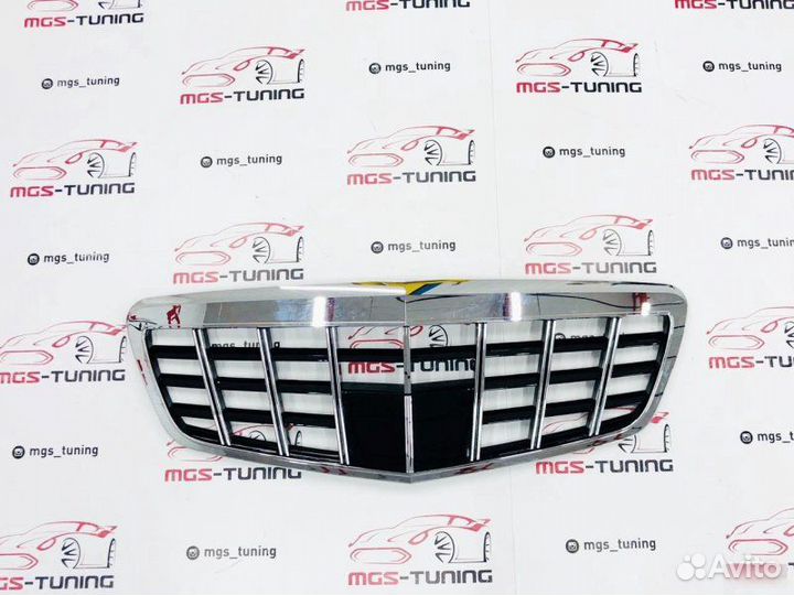 Решетка радиатора Mercedes S-class w221 GT (B)