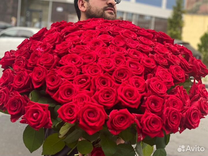 101 Роза цветы доставка букетов 15 25 35 45 51