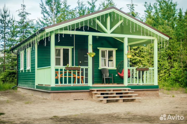 Уютная база отдыха в Карелии недалеко от Санкт-Пет