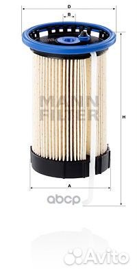 Фильтр топливный PU80081 mann-filter