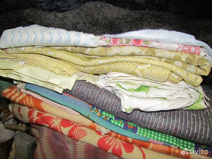 Шторы тюль стул одеяло винтаж 70-80-х СССР
