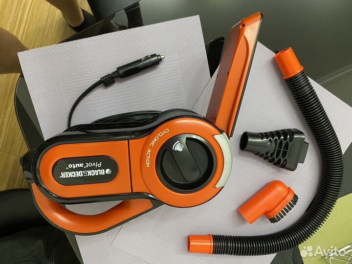 Автомобильный пылесос black decker