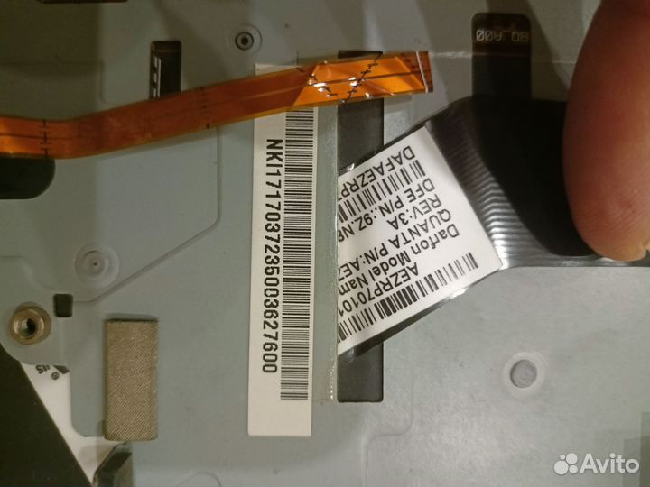 Acer v5-551 топкейс + клавиатура и крышка матрицы