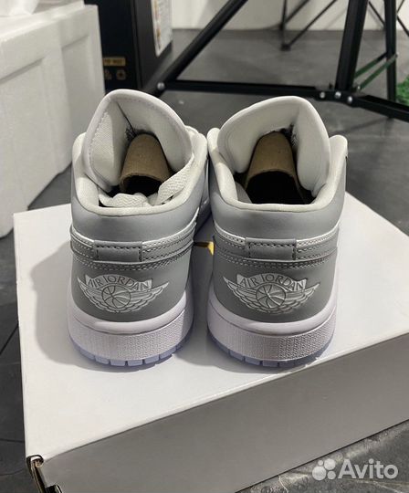 Кроссовки Air Jordan 1 low Wolf Grey