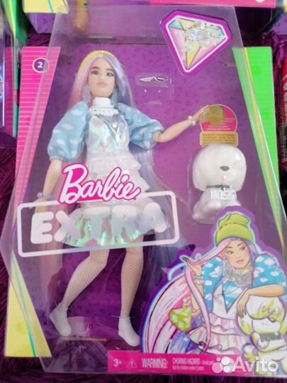 Новые куклы barbie Extra и wild hears crew