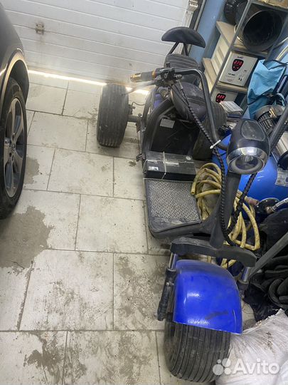 Электро скутер трехколесный