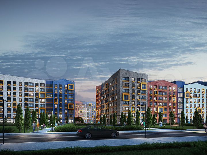 1-к. квартира, 41,1 м², 4/8 эт.