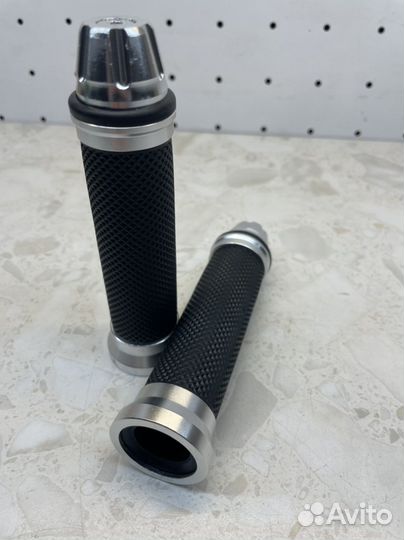 Грипсы С грузиками модель 3(серебряный)