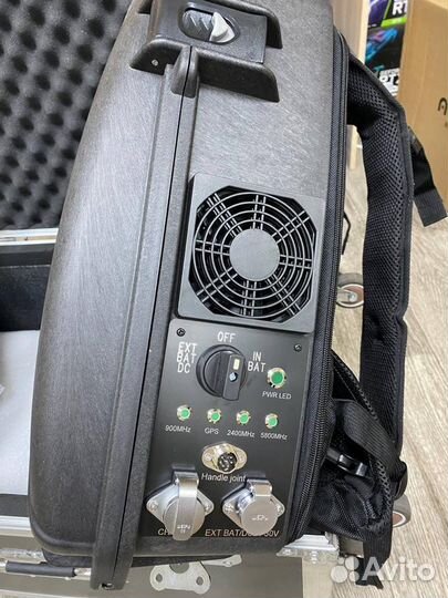 Подавитель дронов бпла рюкзак глушилка антидрон