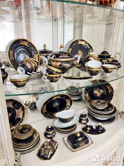 Столово чайный сервиз кленовый лист