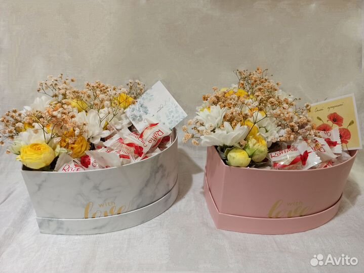 Подарок / Подарочный набор / Цветы в коробке