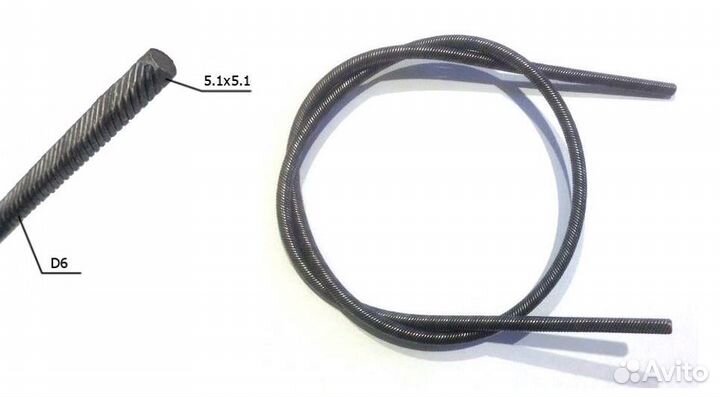 Вал штанга триммера, мотокосы