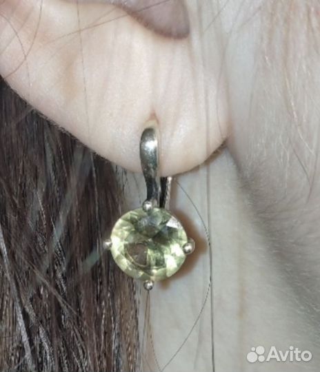 Серьги серебро