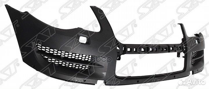 Бампер передний VW touareg 07-10 под омыватели