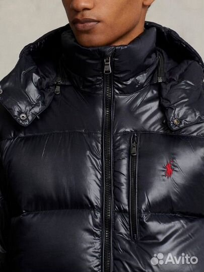 Пуховик Мужской Polo Ralph Lauren черныц зимний
