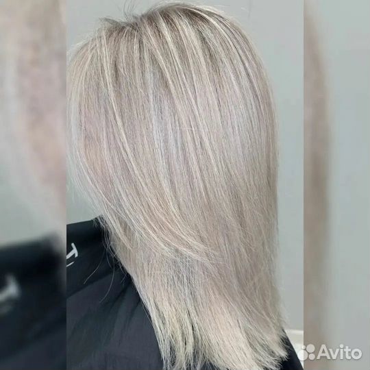 Окрашивание волос, сложное окрашивание, стрижка