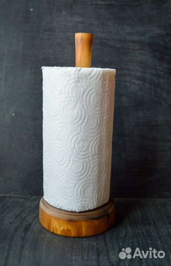 Деревянный держатель для бумажных полотенец