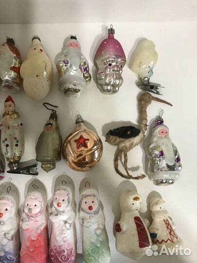 Елочные игрушки СССР. 29шт