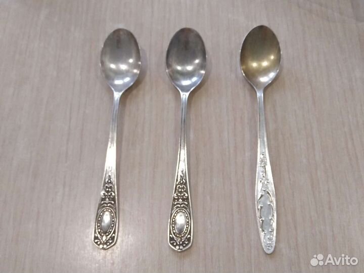 Чайные ложки из мельхиора СССР