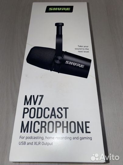 Новый микрофон Shure MV7