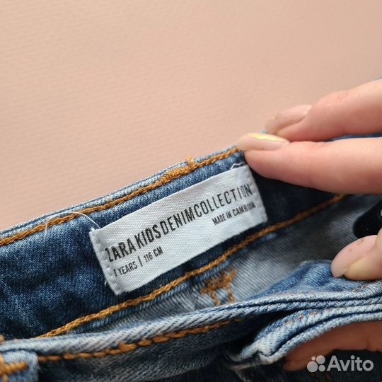 Юбка джинсовая Zara для девочки 116