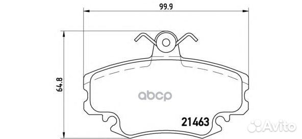 К-т дисков. тормоз. колодок P68008 Brembo