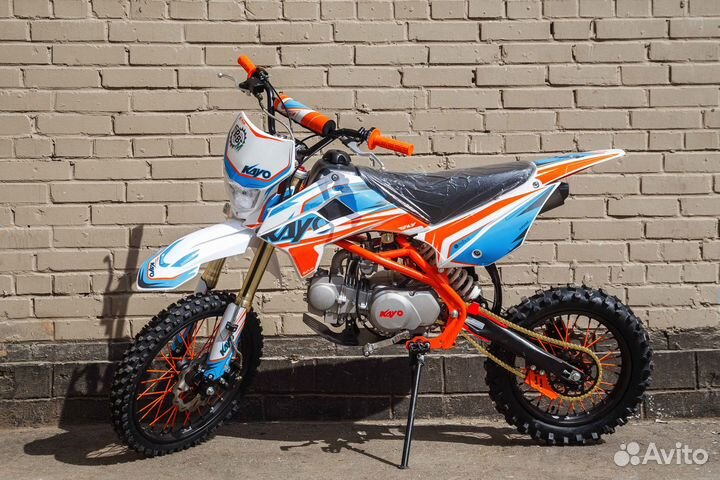 Питбайк kayo basic TT125EM 17/14 KRZ (механ. сцеп)