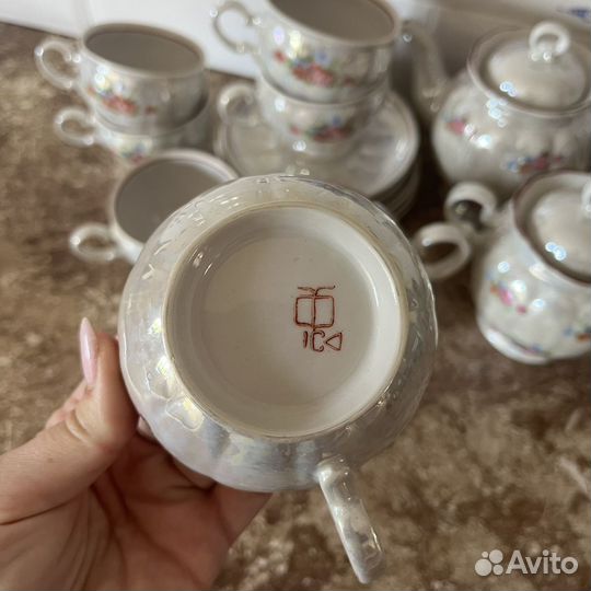 Фарфоровый чайный сервиз СССР