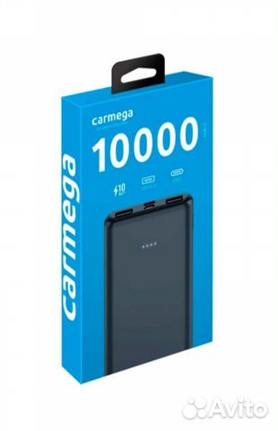 Новый Внешний аккумулятор Carmega 10 000 mAh