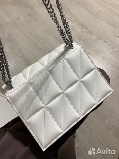 Клатч сумка белая
