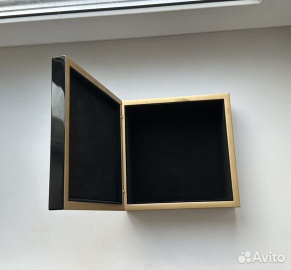 Chanel шкатулка кейс черная