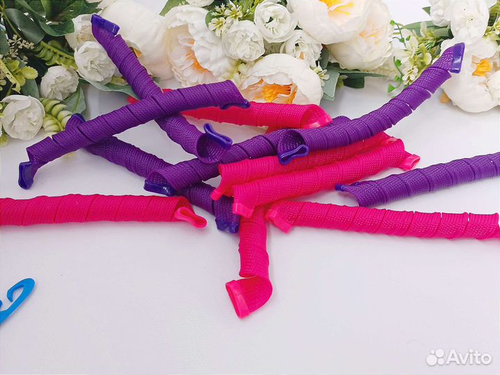 Бигуди спиральные пружинки 12 шт