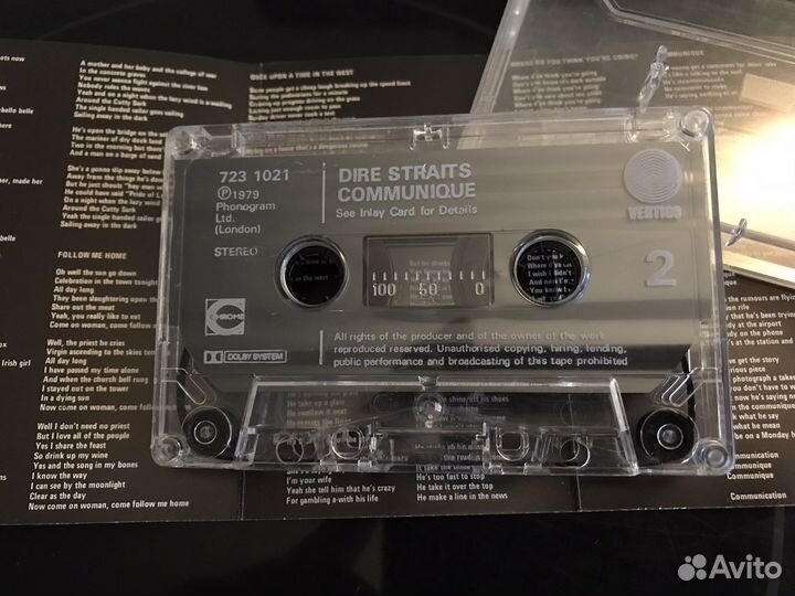 Кассета Dire Straits - Communique, 1979, UK