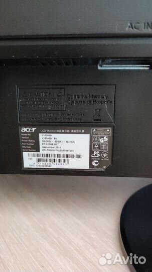 Монитор Acer V193HQV