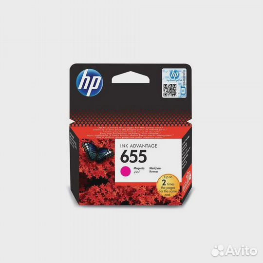 Картридж струйный цветной HP 655 magenta INK