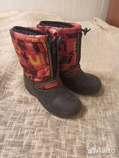 Сапоги непромокаемые утеплённые