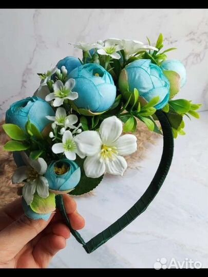 Ободок для волос, осенний ободок