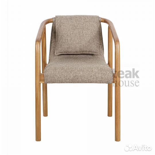 Стул с подлокотниками из массива Тика Meno