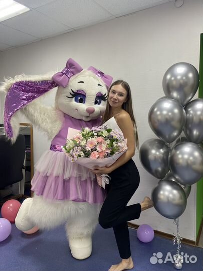 Зайка Ляля и мишка Тедди Аниматоры Ростовые куклы