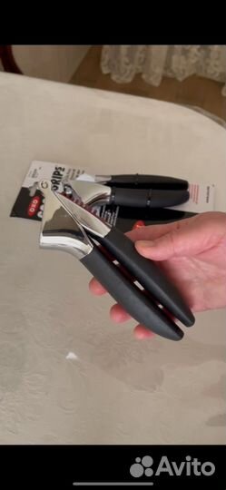 Нож для шинковки чеснокодавилка